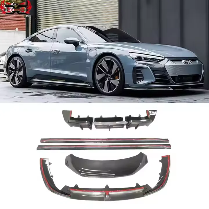 

Carbon Fiber Body Kit for Audi RS / E-Tron GT Front Bumper Lip Side Skirts Rear Bumper Diffuser Rear Wing Spoiler