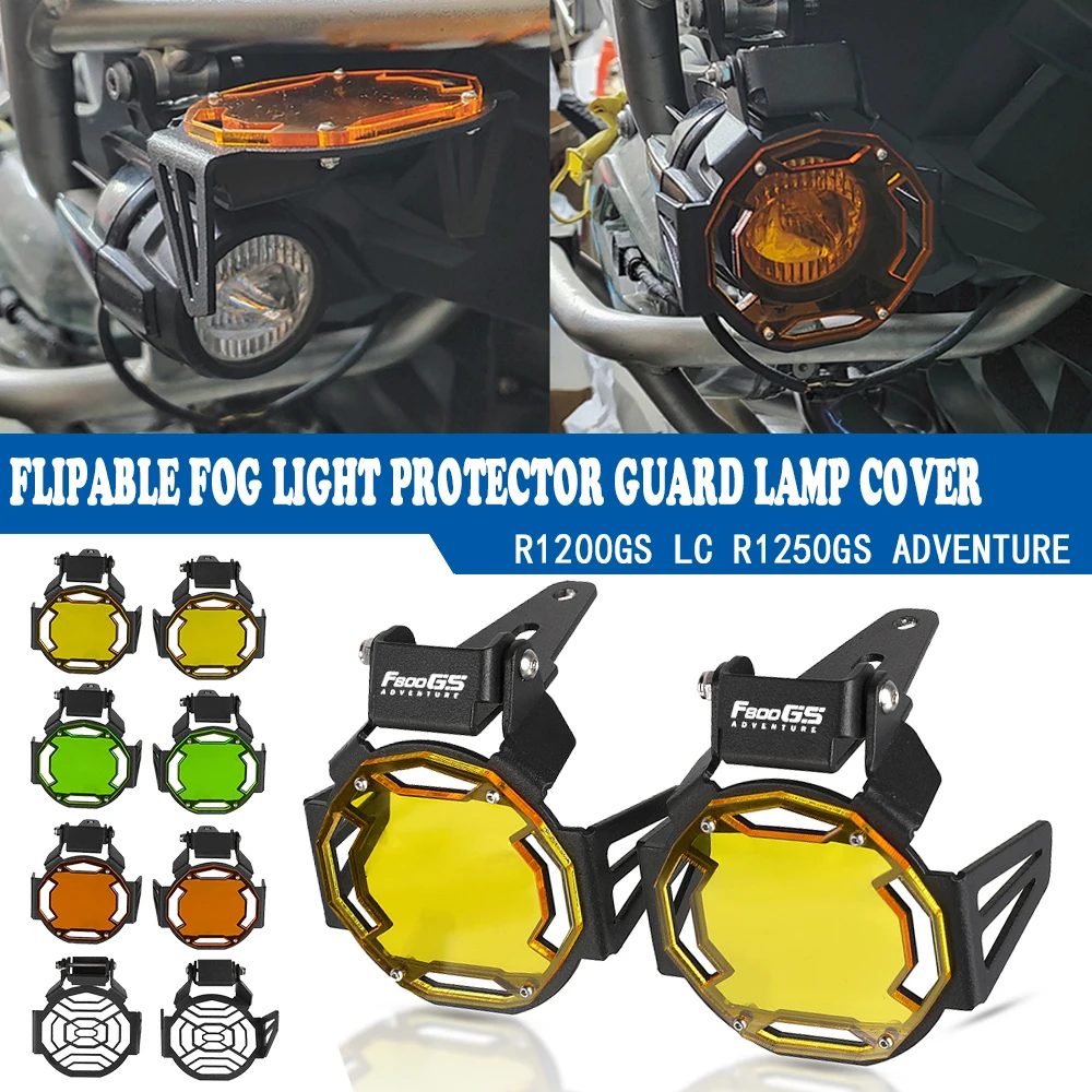 

Motorcycle For BMW F800GSAdventure F 800 GS Adv 2012 2013 2014 2015 2016 2017 2018 Flipable Fog Lamp Light Guard Grille Cover