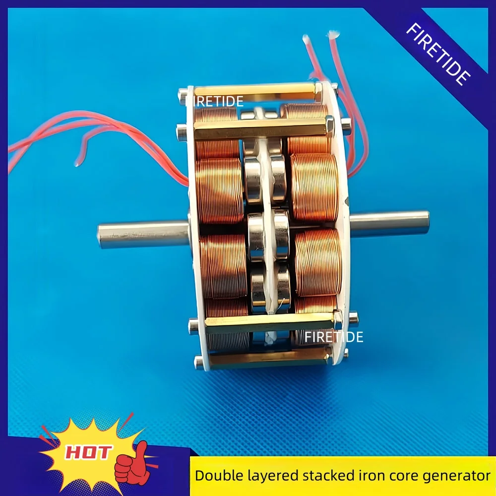 1-60 واط (الحد الأقصى طبقة واحدة) مزدوجة الطبقة القرص نوع الحديد الأساسية مولد كفاءة متعددة الأقطاب ثلاث مراحل التيار المتناوب توليد الطاقة