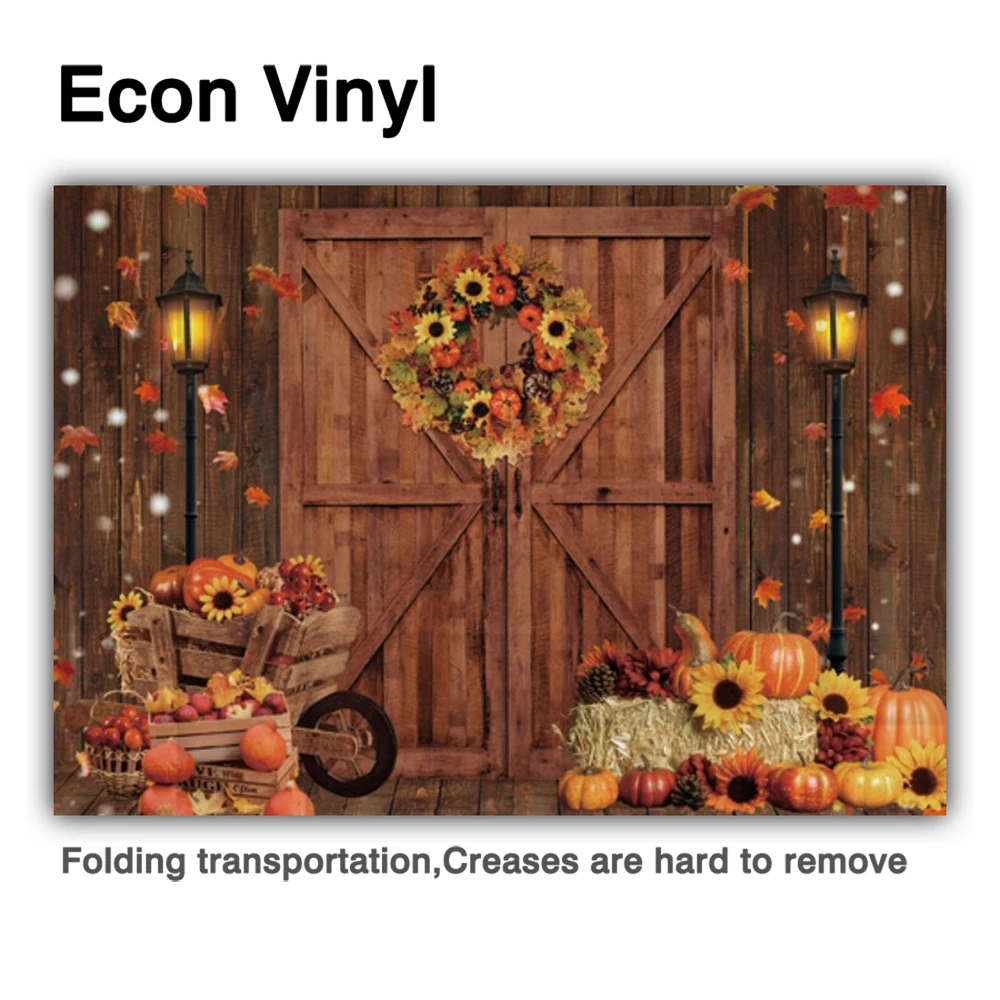 Funnytree 츄이 나무 배경 가을 헛간 덤불 호박 농장 생일 파티 초상화 아기 샤워 사진 소품 배경