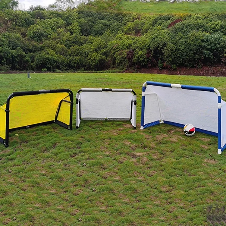 ฟุตบอลคุณภาพสูงอลูมิเนียมประตูหลังฟุตบอลการฝึกอบรมเป้าหมาย