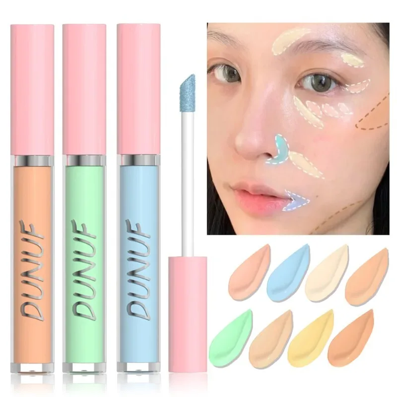 Waterproof Liquid Concealer Stick Foundation Cover Acne Spots Dark Circles Moisturizer Orange Green Face Contour Cream Cosmetics