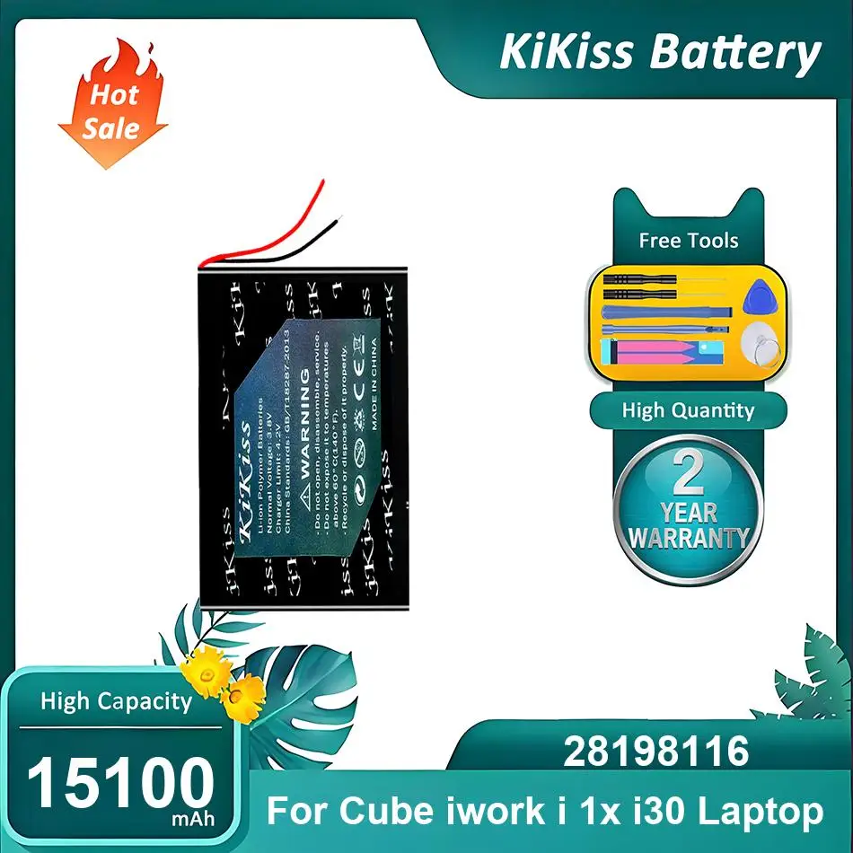 

High-Performance Laptop Battery For Cube iwork i 1x i30 Laptop,28198116,15100mAh