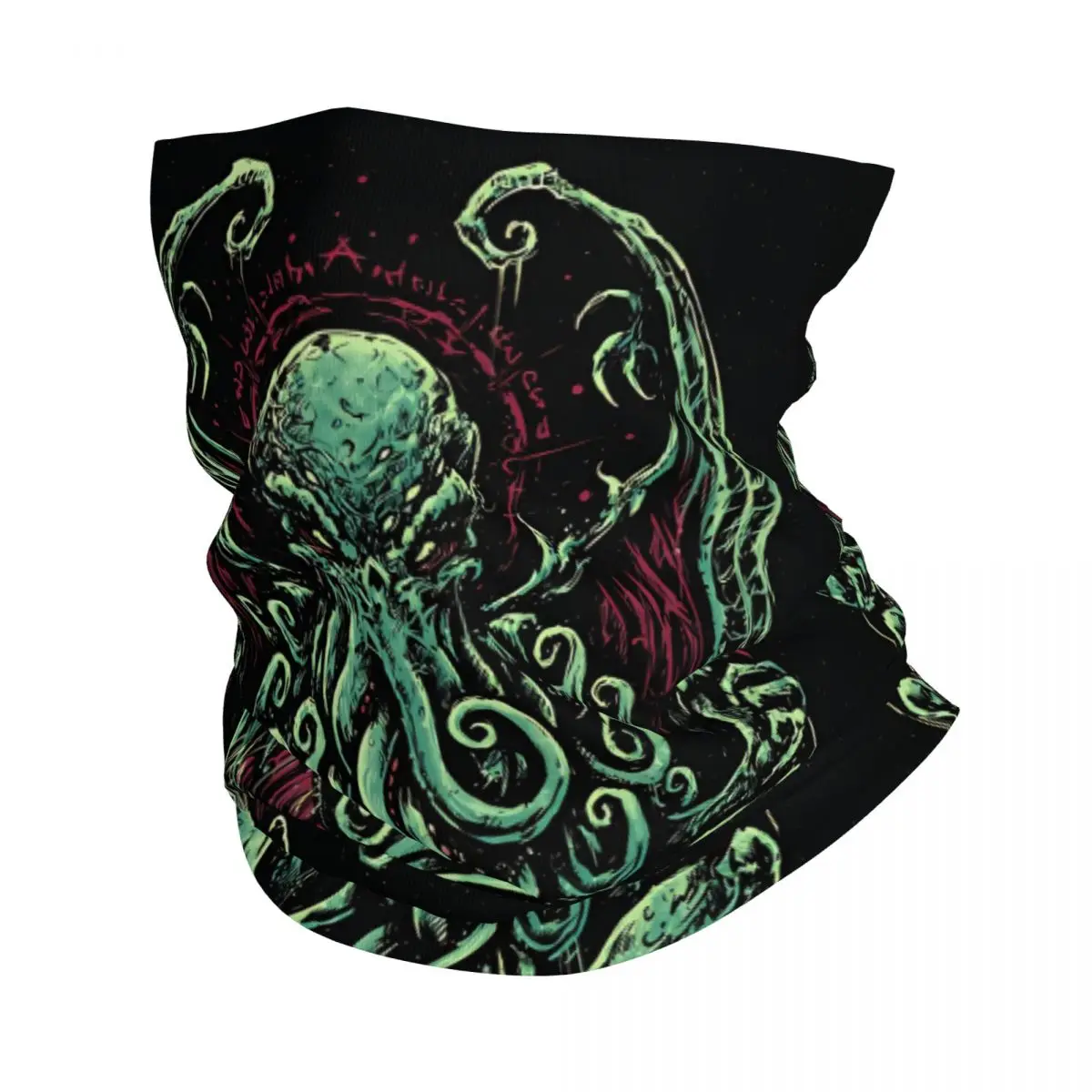 Cthulhu Neck Gaiter Face Scarf Cover Neck Gaiter Men Women Bandana Scarf Thin Summer