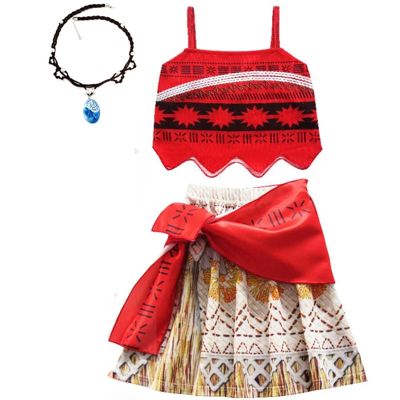 

Children Princess Costume Girls Dress with Necklace for Halloween Costumes
