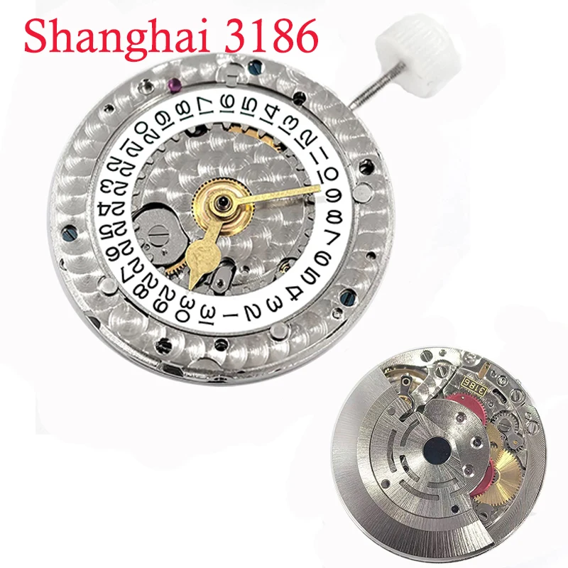 

Механизм GMT Master 3186, автоматический механический механизм для мужских часов, модель 126710, синий балансир, VR3186, производство Шанхай.