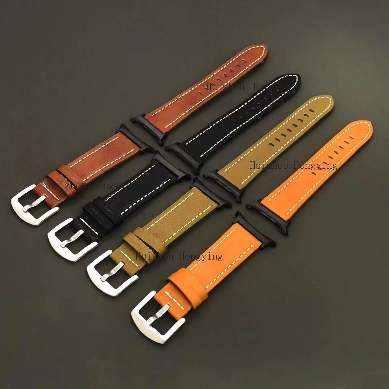 سوار كلاسيكي كلاسيكي ناعم لساعة سامسونج جالاكسي الترا 47 ملم إكسسوارات ساعات PU أساور معصم رياضية للرجال والنساء #3