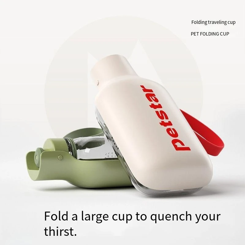 

Portable Dog Water Bottle Leak-Proof Travel Outdoor Walking Drinking Tool Bowl Puppy Kitten Water Dispenser Lightweight