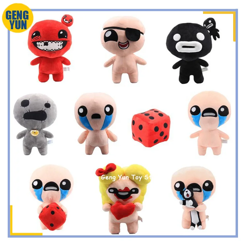 The Binding of Isaac Plush Toy 30CM Afterbirth Rebirth Cartoon Cute ISAAC Stuffed Doll Sleeping Pillow Cosplay Fans Gifts