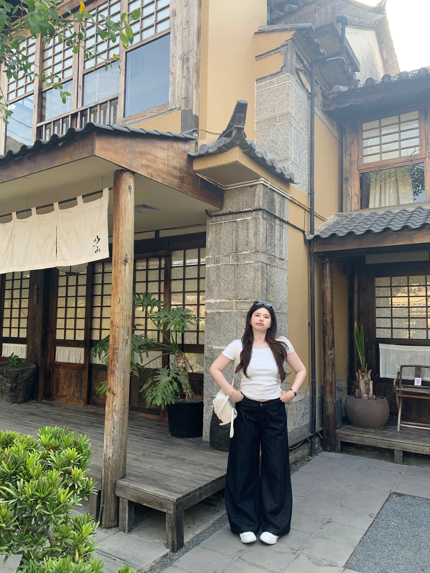 

Original Color M5T6 Bootcut Jeans Lazy American Style Side Waist Head plus Size Women's Straight Leg Jeans Spring Summer Ladies