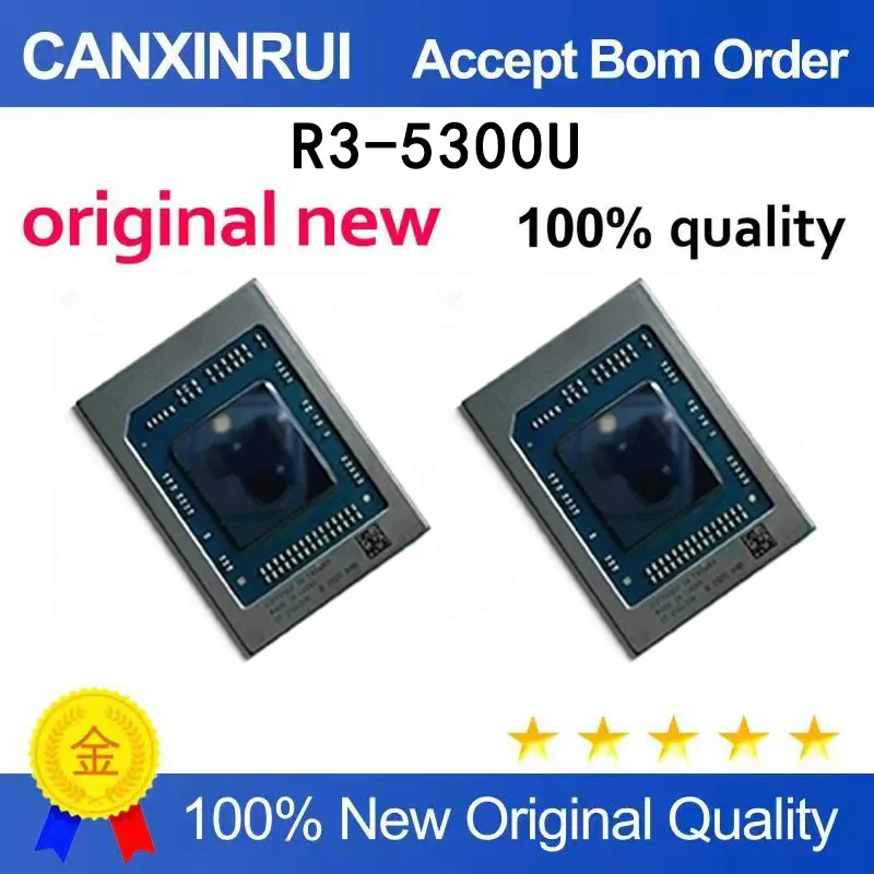 (5pcs-100pcs）AMD Ryzen RYZEN 100-000000376 with D R3-5300U CPU, brand new original chip