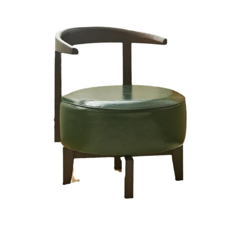 

Rotating large sofa back leisure Internet celebrity living room sofa bedroom single solid wood round chair