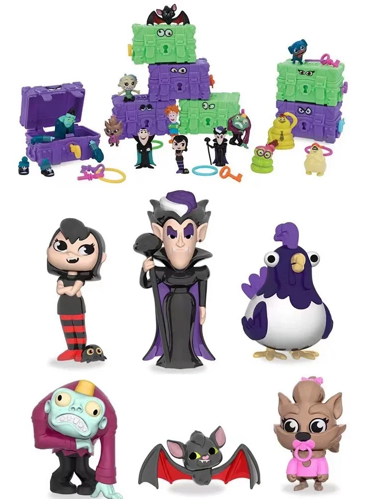 TransylvaniaHotels Treasure Chest Monster Mayhem Blind Box Film Action Figure Collectible Children Birthday Gifts