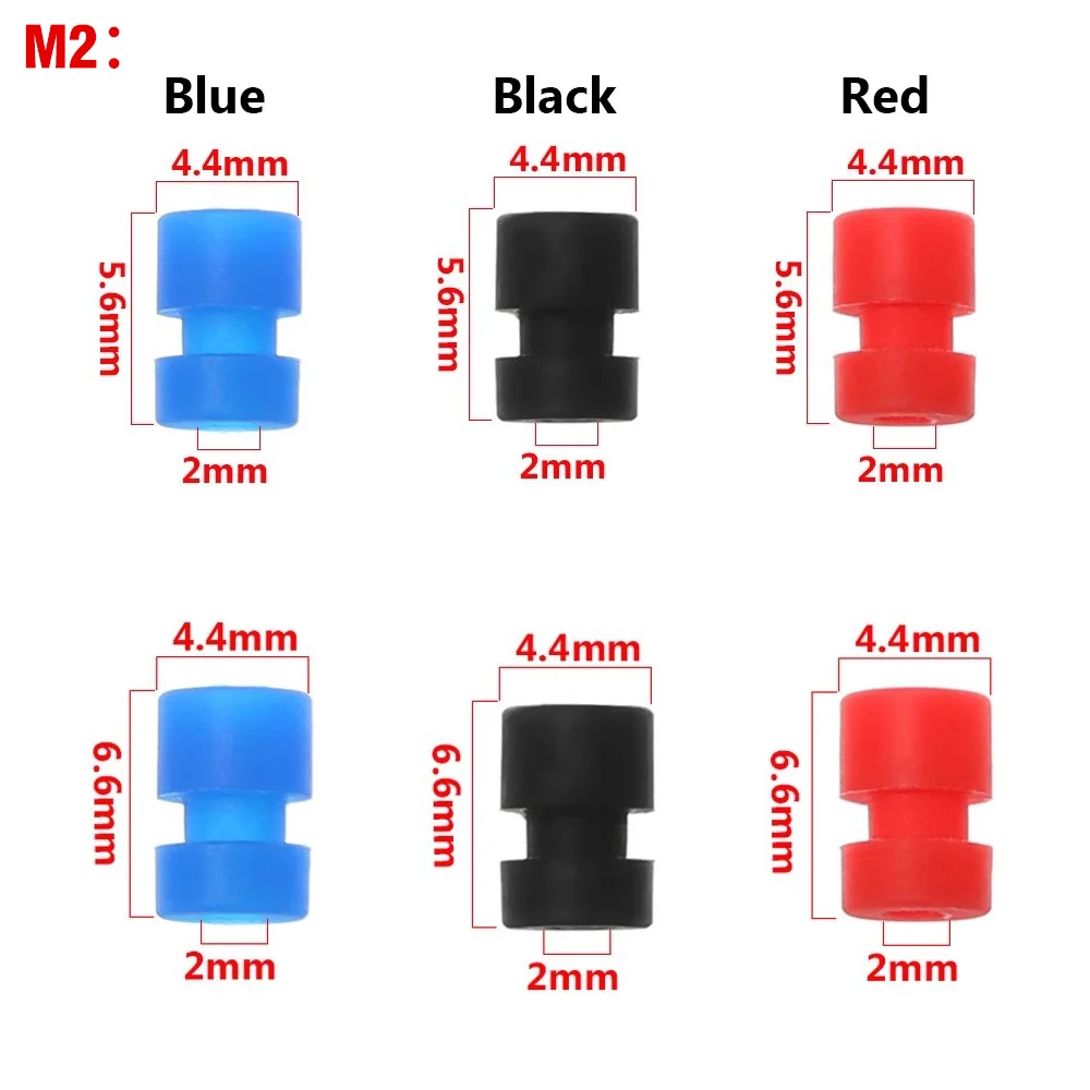 9imod-bolas amortiguadoras de goma para cuadricóptero, 10 piezas, M2/M3 RC, controlador de vuelo F3, F4, F7, Bola de montaje suave antivibración