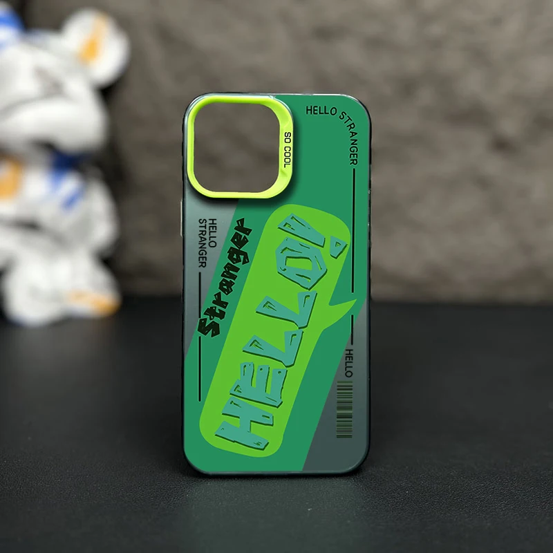 Case for IPHONE11 12 frosted colored silver 13PROMAX 14PRO 15 15PRO X XS anti-drop 15PROMAX colorful English mobile phone case