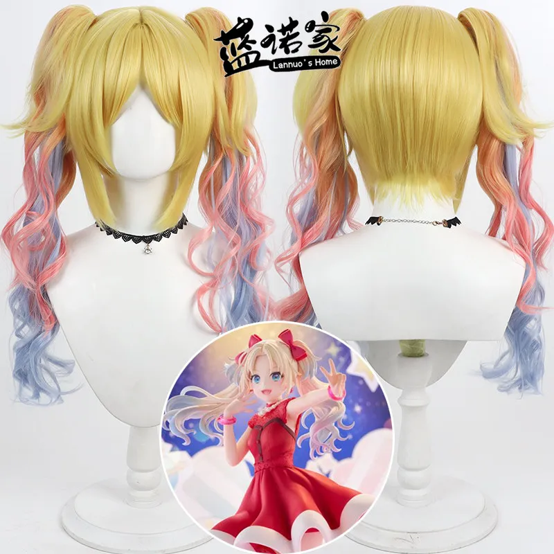 Anime Osawa Rurino Cosplay Wig Halloween Carnival Party Props Synthetic Hair Heat Resistant Fiber + Wig Cap