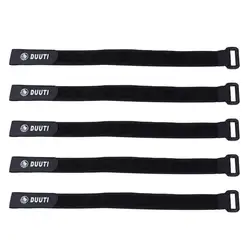 5Pcs 25cm Nylon Bike Tie Bicycle Fixed Strap Cable Tie Fishing Rod Tie Holder Strap Suspenders Fastener Hook Loop Ties