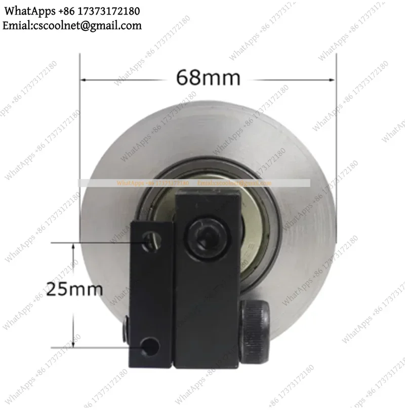 k06 1 Piece 68*50mm Belt Grinder Deviation Adjustment Fully Aluminum Active Wheel Single Wheel No Accessories