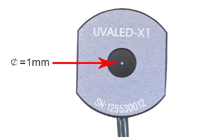 Linshang UVALED-X1 Probe C  Sensor for LS125  Power Meter Test Intensity and Energy of   Point Light  Curing