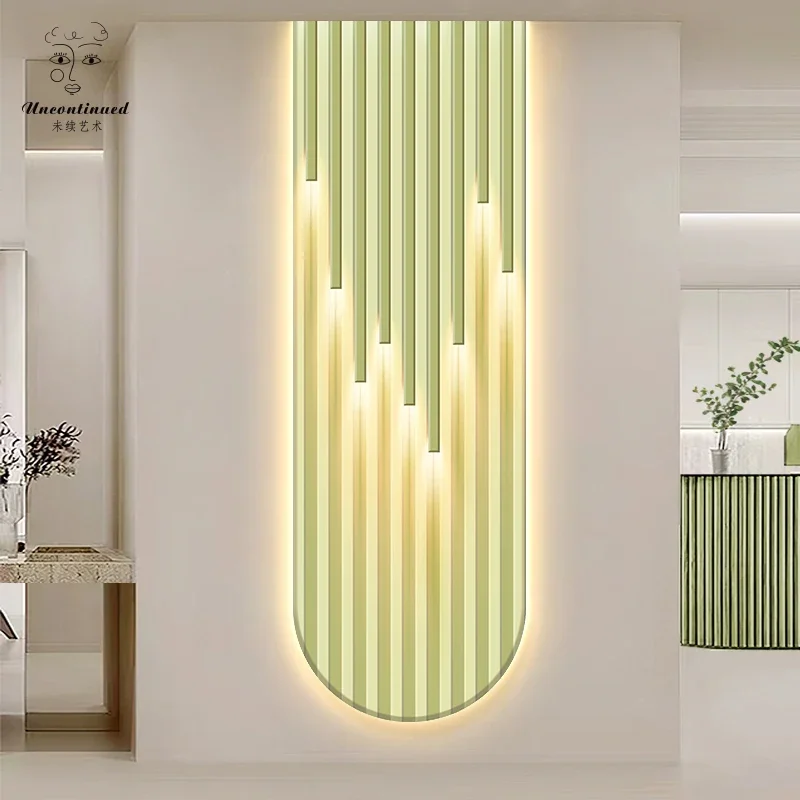 Modern Simple LED Wall Lamp - Painting Mural Light with Lustre for Living Room, Corridor and Kitchen Interior Decor Lighting