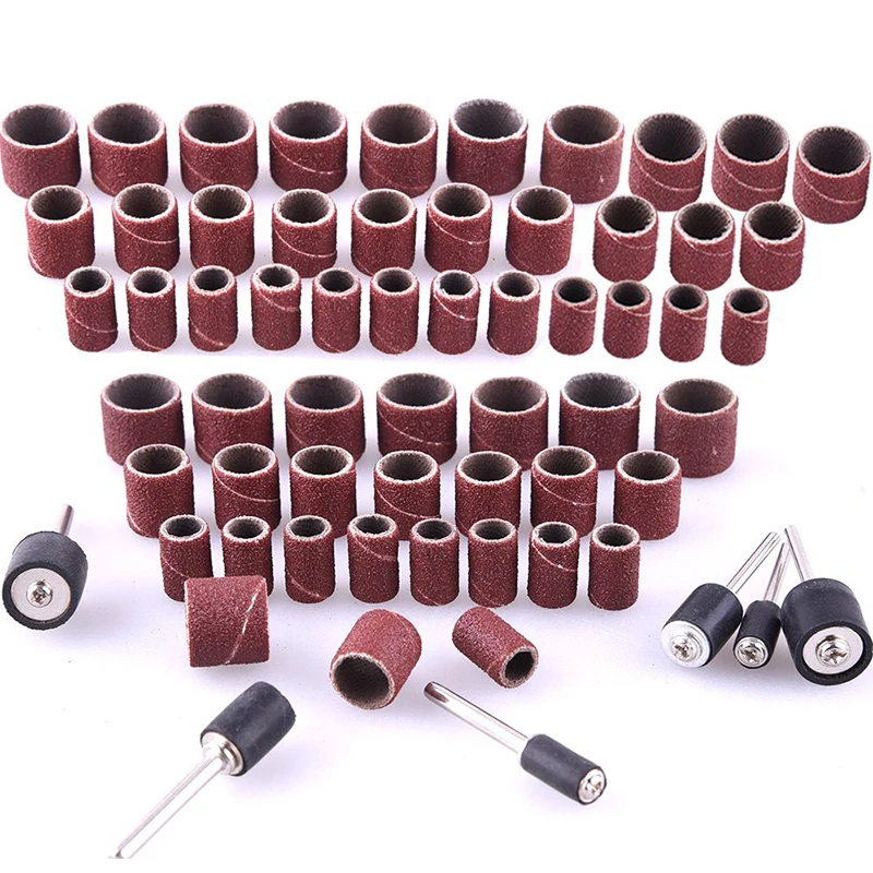531Pcs Sanding Drum Kit Metal Plastic Woodworking Root Carving Grinding Polishing Tool Electric Grinder Rotary Tools Accessory