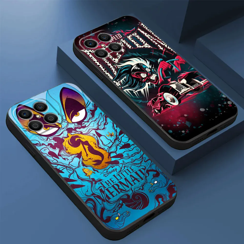 Case For Huawei Honor X8 8X X9a X7 X6a X6 90 Pro 70 P50 P20 Lite P40 P30 X8a P Smart Z Funda Phone Cover Disney Evil Villains