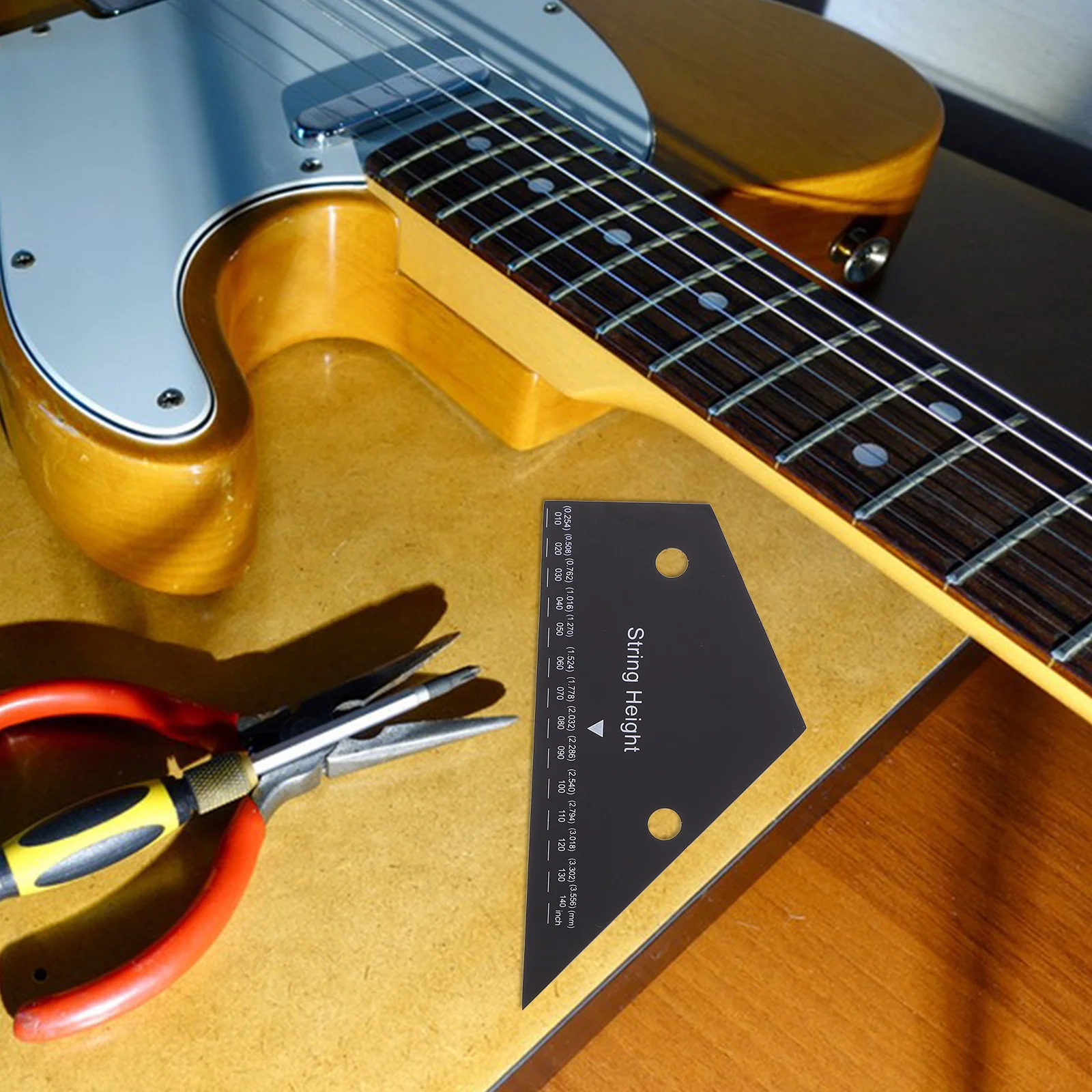 

Guitar String Ruler Professional Luthier Tool Maintenance Action Adjustment Accessories