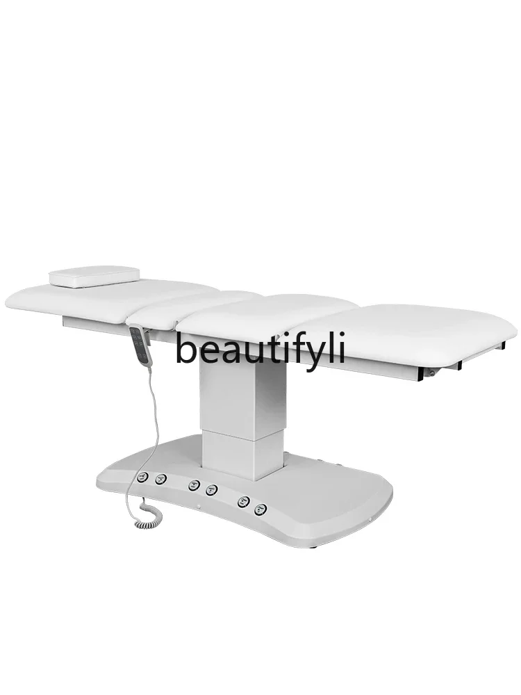 Electric beauty bed plastic injection beauty bed upright lift tattoo embroidery bed eyelash massage beauty chair