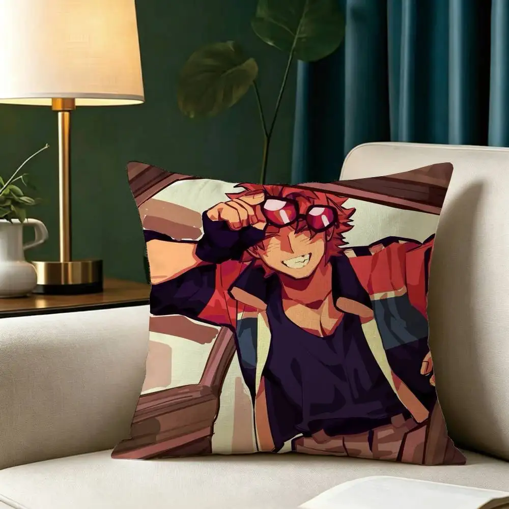 Benny Jackpot Crash Course Eddie Square Double-Sided printed Pillow Case Bedroom Bedside Pillow Sofa Cushion Cover
