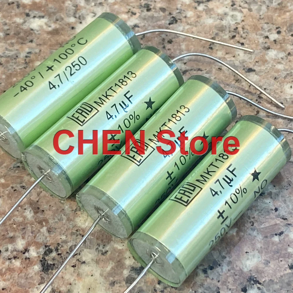 4PCS/10PCS Original VISHAY ERO MKT1813 4.7UF 250V 14X41MM Audio axial capacitor MKT 4U7 475 free shipping