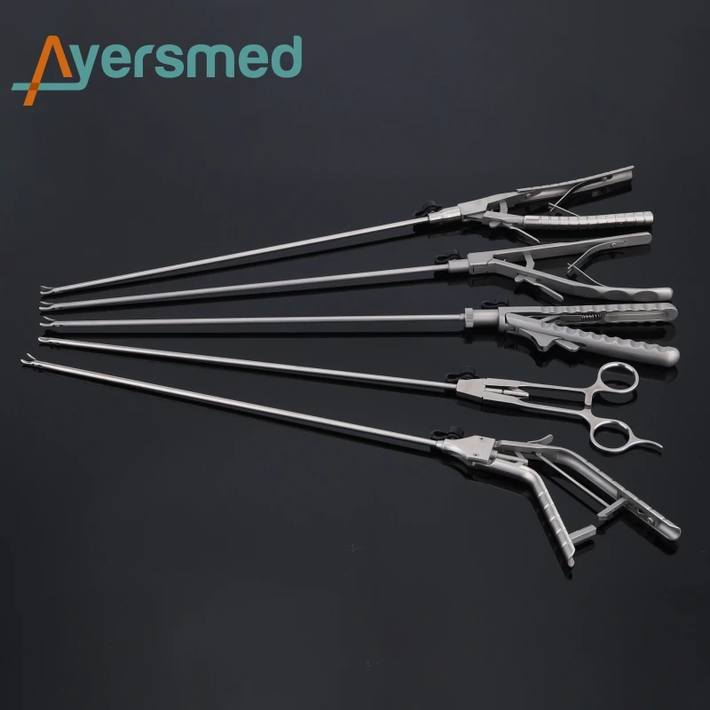 Laparoscopic Needle Holder Forceps Training Set, Simulation Practice Equipment for Laparoscopy, Surgical Training Instruments