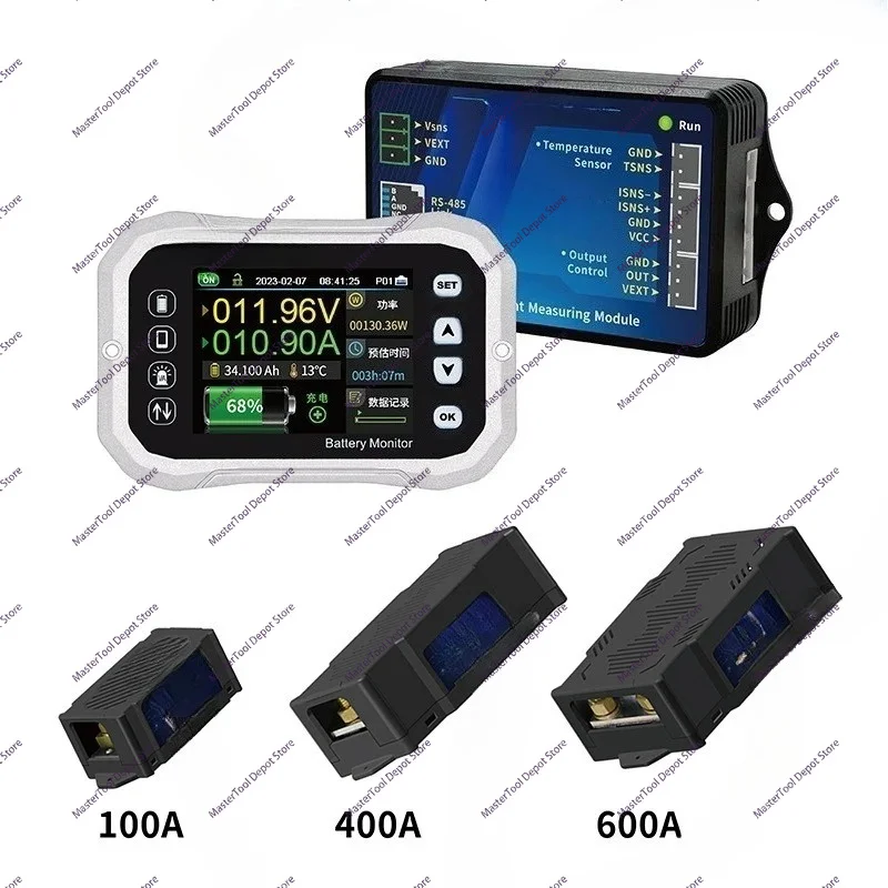 Electric Vehicle RV Cullen Meter Voltage Ammeter Battery Monitor Battery Manager
