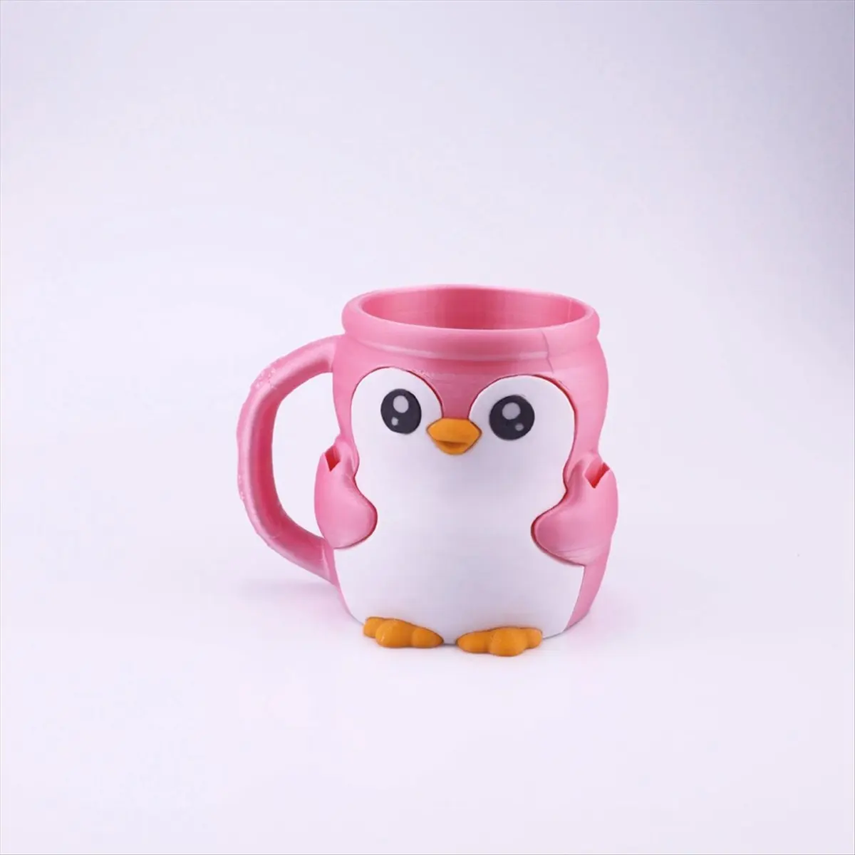 N14R Top Cute Penguin Ice Cream Pint Holder, Penguin Ice Pint Holder, Ice Cream Pint Containers, Reusable Ice Cream Containers