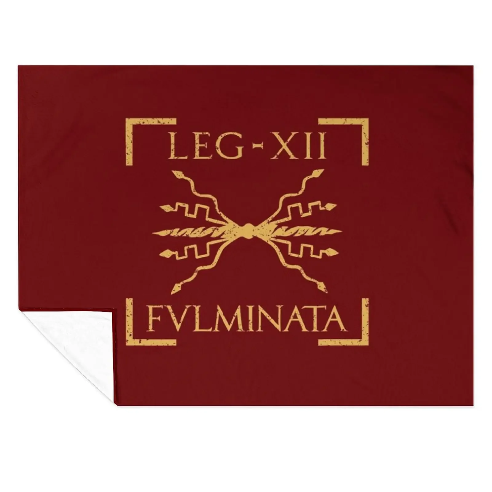 

Legio XII Fulminata Thunderbolt Emblem Roman Legion Throw Blanket funny gift Luxury Brand Flannel for babies Blankets