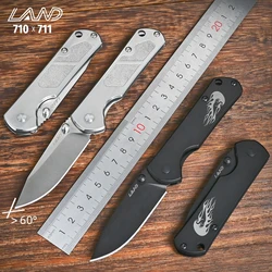 LAND 710/711 Outdoor Nail File Pocket Folding Knife Camping Survival Fishing Hunting Edc Tool Knives 710