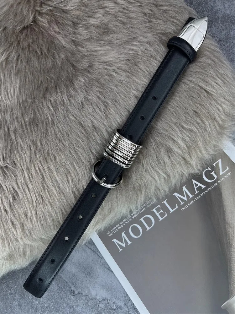 ผู้หญิง Designer ของแท้หนังรัดตัวหญิง Cummerbund Coat เข็มขัดชุด Decration เข็มขัดแคบ J102