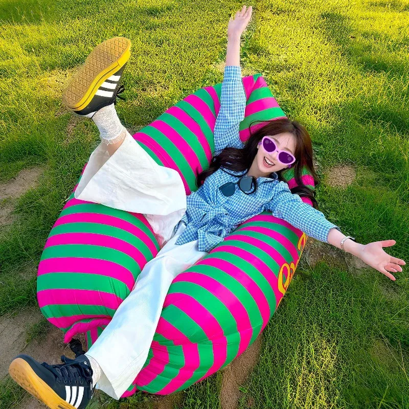 Dopamine Sofa Inflatable Camping Portable Spring Day Lazy Inflatable Person Durable Outdoor Furniture Opblaasbaar ZYCQSF