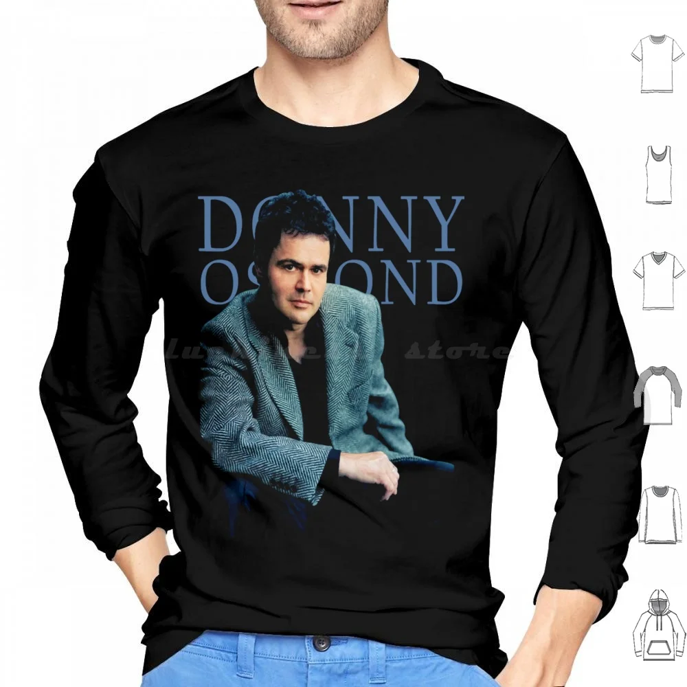 Vintage Donny Osmond Tour Hoodie cotton Long Sleeve Donny Donny And Marie Osmond Donny Osmond Marie Osmond Retro