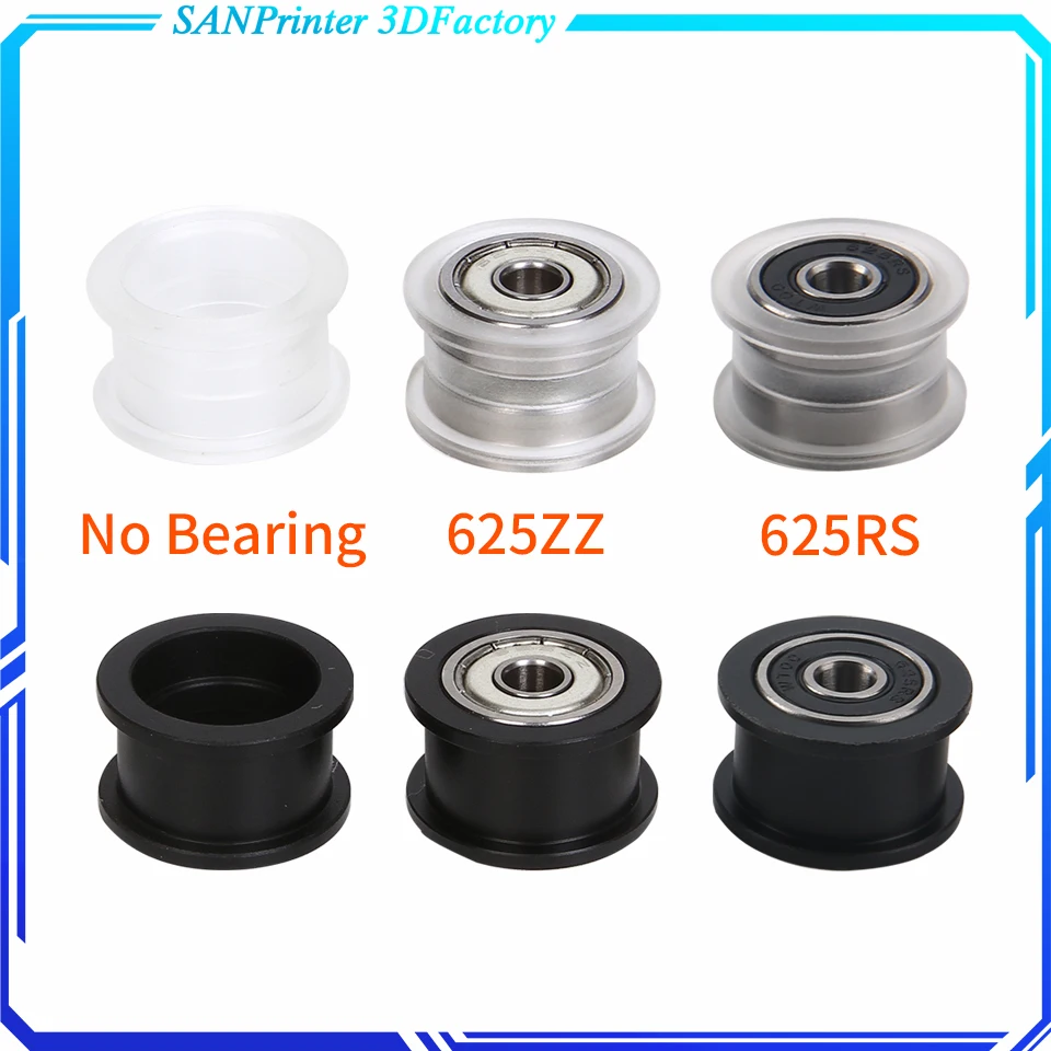 

Opensource Smooth Idler Pulley Wheel POM Idler Pulley H Type,3D Printer AccessoriesPerrin Idler Wheel Smooth Wheel