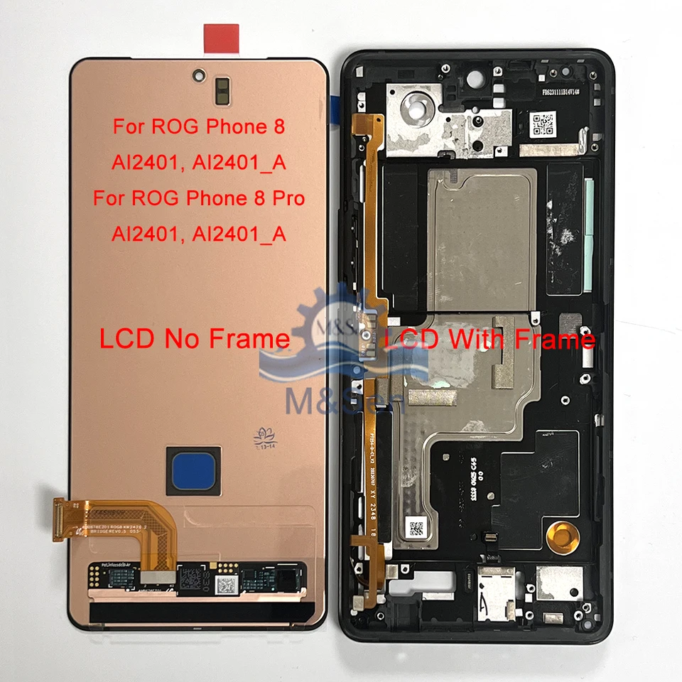 6.78インチ純正Amoled Asus ROG 8 AI2401/ ROG 9 LCDディスプレイ