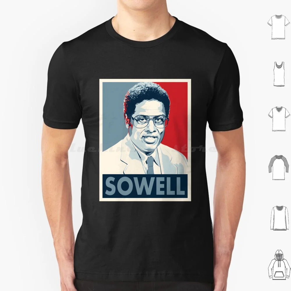 T-shirt Thomas Sowell, grande taille, 100% coton, Thomas Sowell, économie libérale conservatrice, politique Sowell, liberté, économie