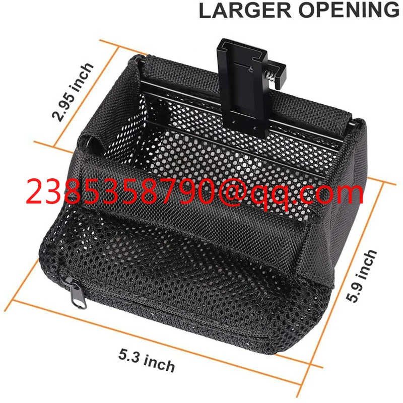 Brass Catcher Bag with Heat Resistant Mesh and Zippered Bottom for Picatinny Mountable Quick Release Shell Catcher