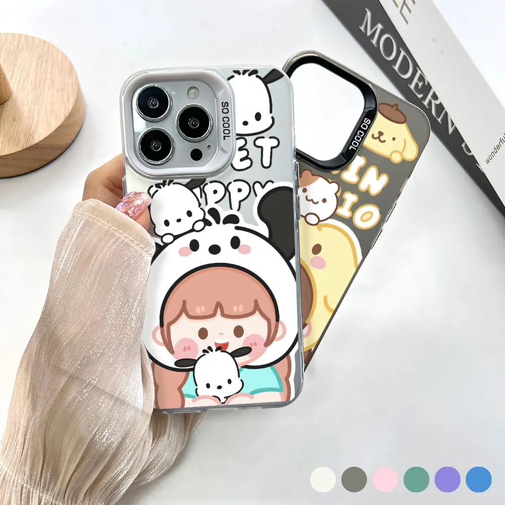 My Melody casing ponsel Anime Pochacco, pelindung HP untuk VIVO Y30 Y30I Y27 Y22 Y21E Y21A Y21G Y21T Y21 Y20 Y17 Y16 Y15A Y15 Y9 Y7 Y03 S 4G 5G