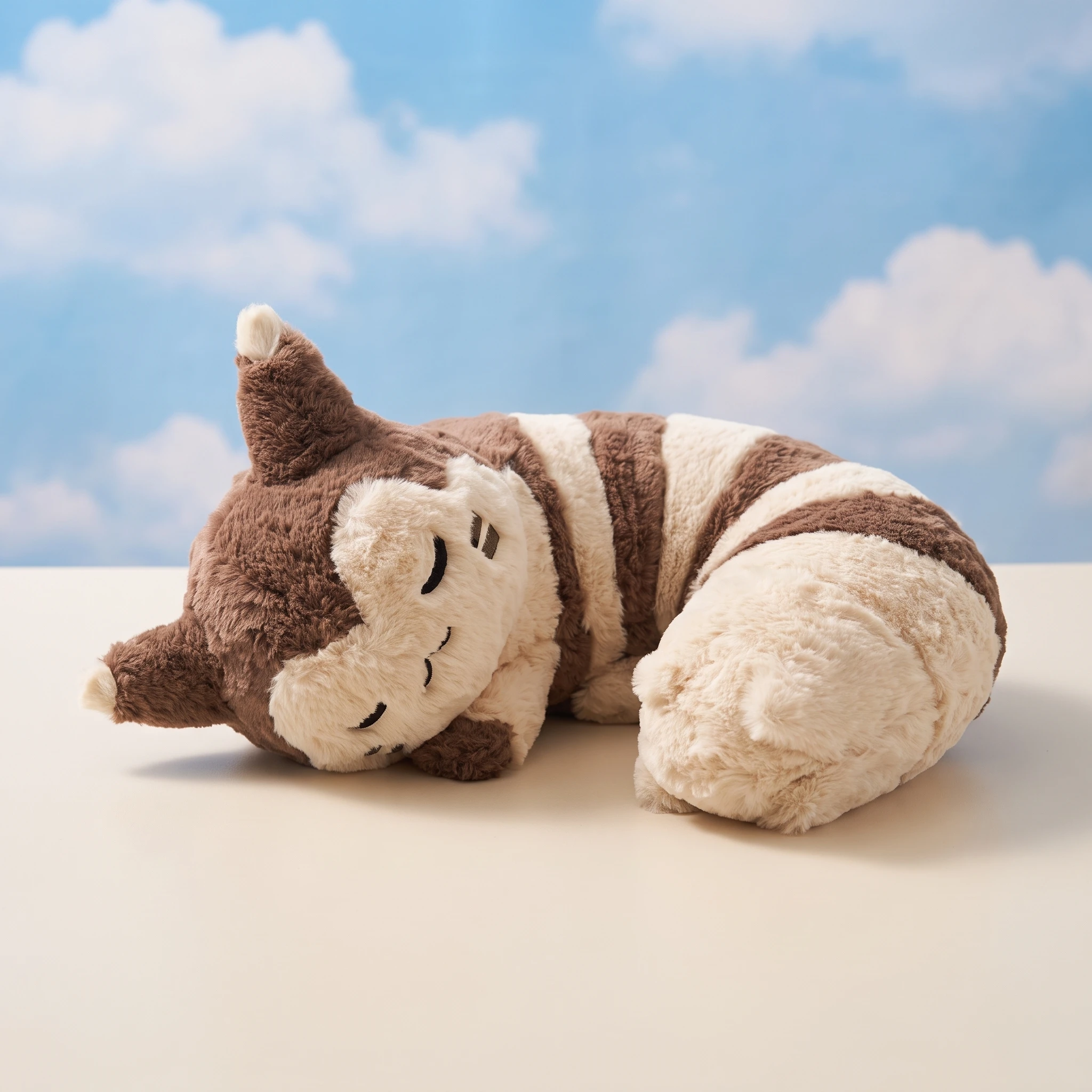 45cm Plush Pillow Furret Pokemon Cushion Stuffed Soft Body Toy Anime Collection Display Decorative Showpiece Memorabilia Gift
