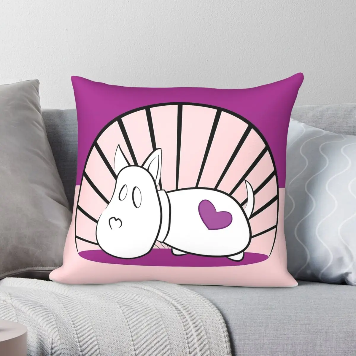 Stop To Buy Animals Adopt Them Pillowcase Polyester Linen Velvet Printed Zip Decor Throw Pillow Case Sofa Seater Cushion Case