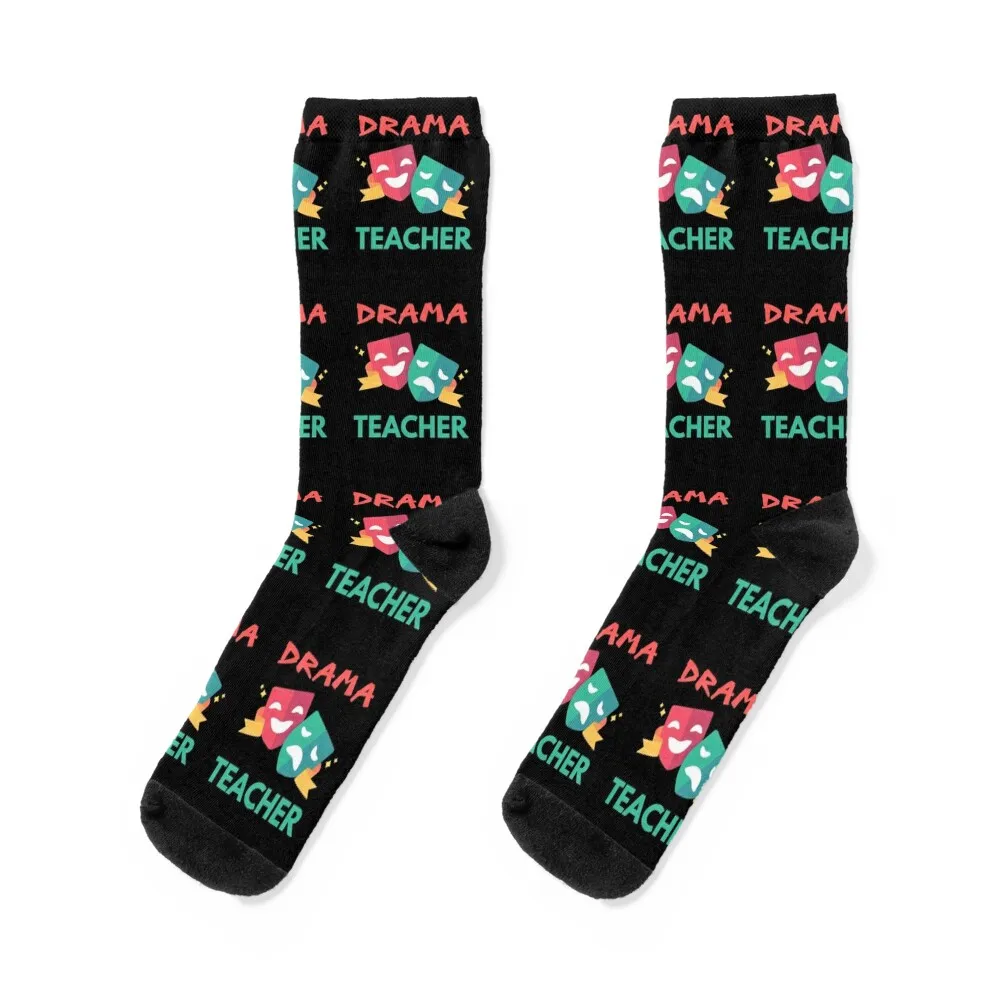 Drama teacher. Drama is my superpower. Socks Stockings luxe Socks Girl Men's