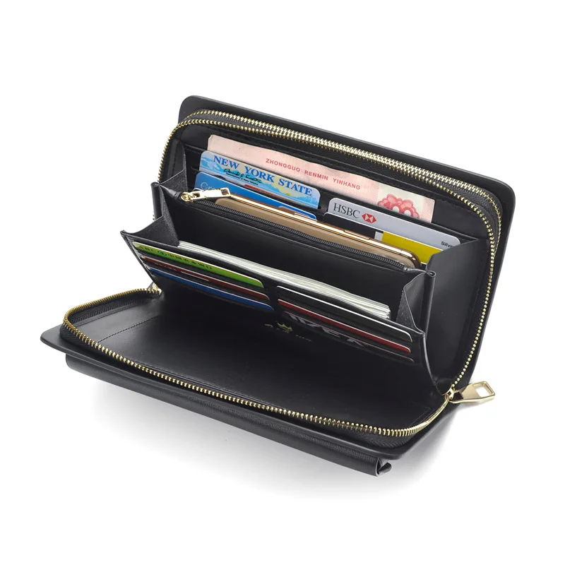 New Fashion Handbag Large Capacity Multi-compartment Multi-card Slot Wallet Business Casual Men's Clutch Luxury Messenger Bag