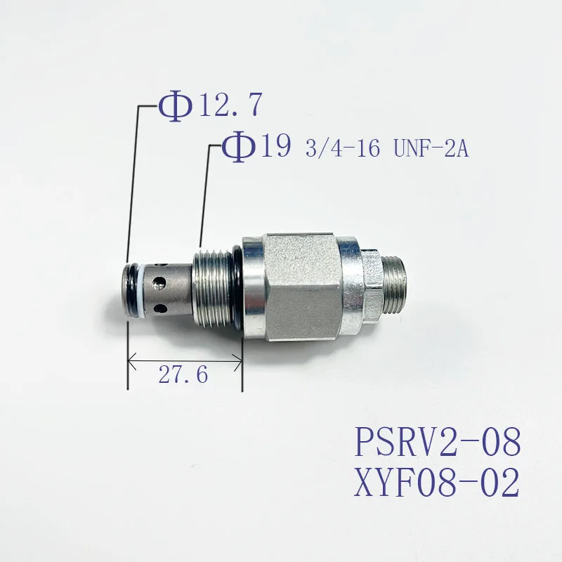 

Thread Insertion Pilot Relief Valve PSRV2-08 XYF08-02