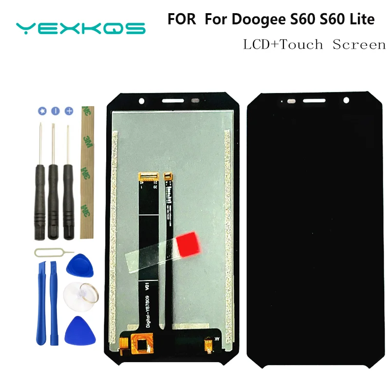 

5.2 inch LCD Screen For Doogee S60 S60Lite LCD Display+Touch Screen Digitizer Assembly For Doogee S 60 Replacement Parts