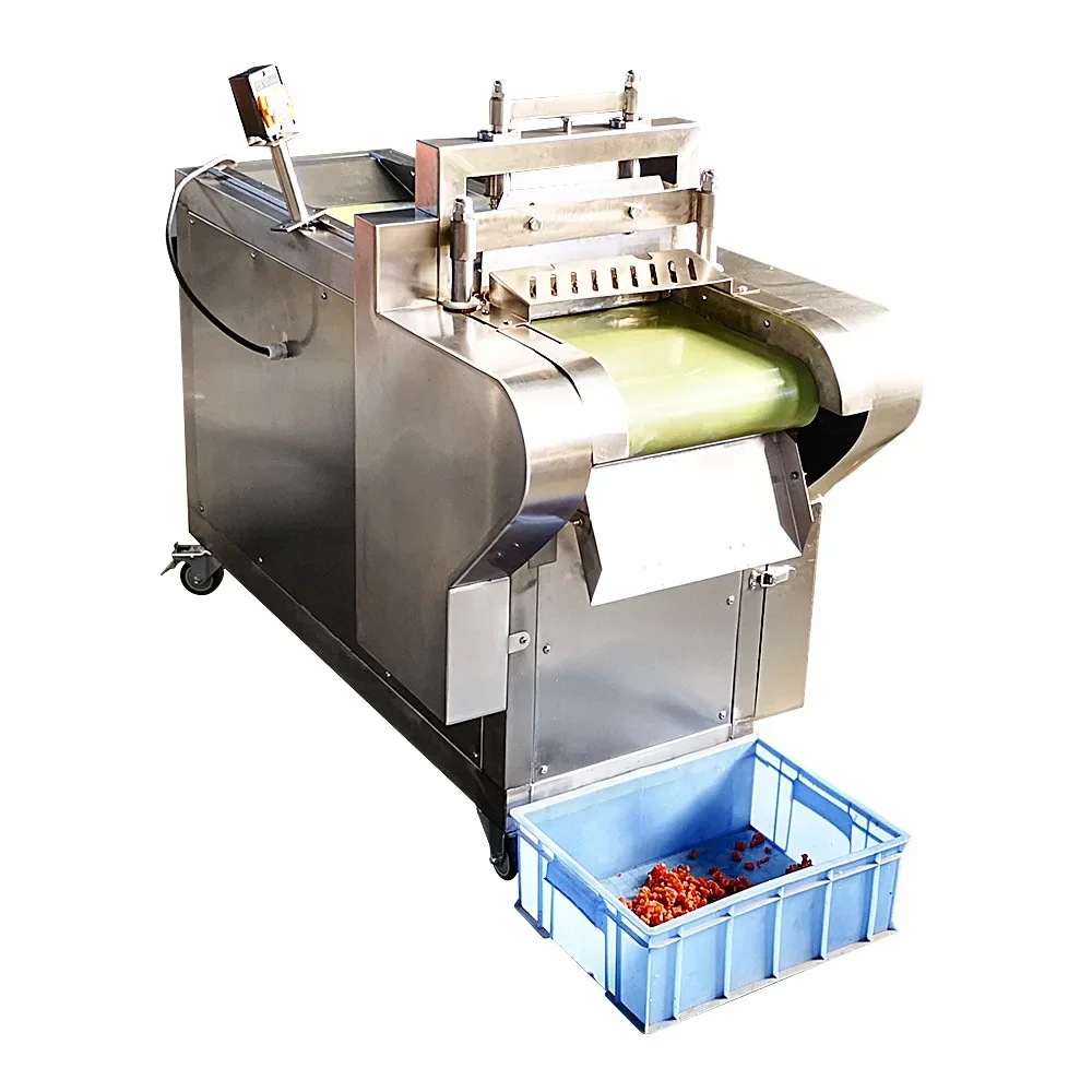 Full Stainless Steel 304 DF1000 Industrial Dried Fruit and Vegetable Dry Apricot mango plum Fig Dicing Cutting Machine Price